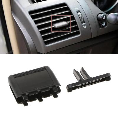 1Pc Black Car Front A/C Air Conditioning Vent Outlet Tab Clip Repair Kit Auto Interior Accessories Fit for Toyota Prado 10-17