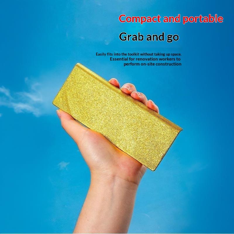 Tile Sanding Paddle,Double Side Grits Hand Polishing Pad 100 Grits,Metal Diamond Sanding Block For Ceramics,Glass,Marble,Granite