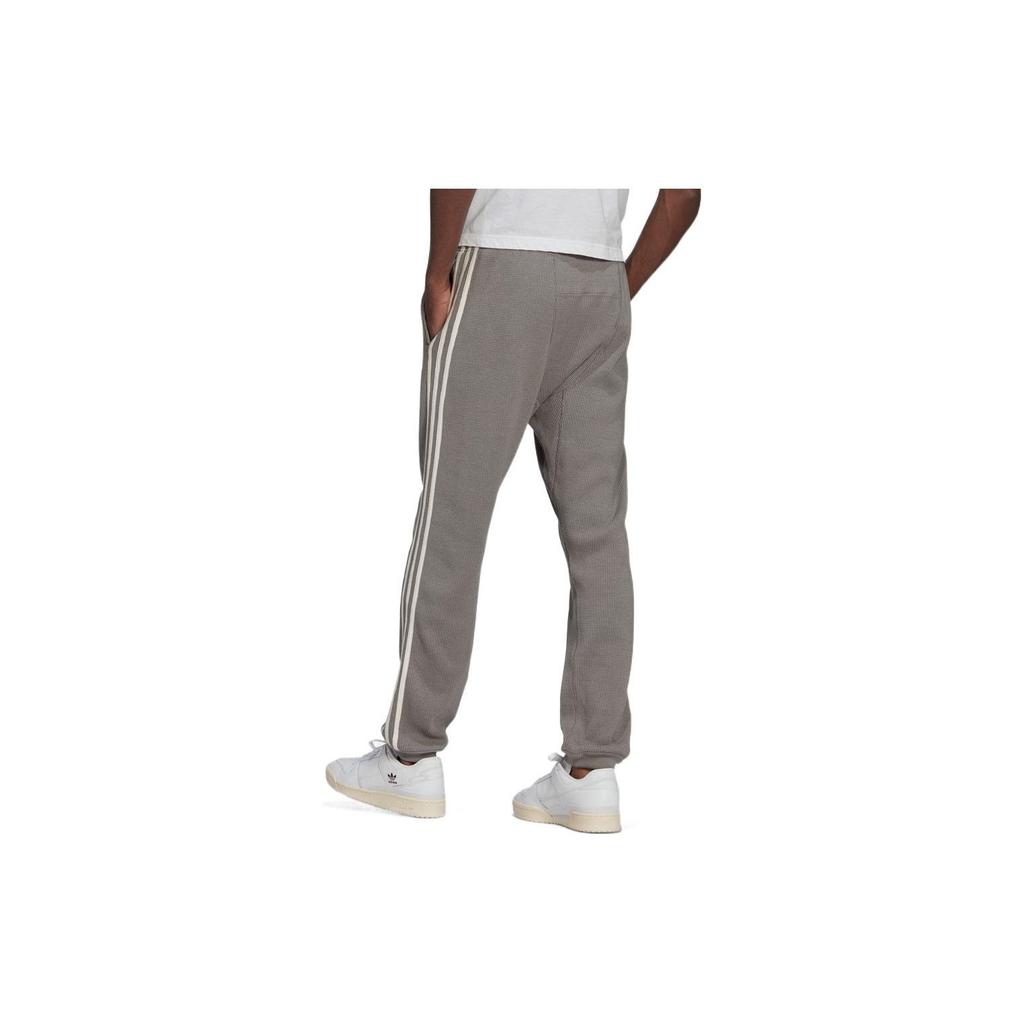 adidas Originals Sports Striped Logo Casual Long Pants Men Bottoms Hemp-Grey HD4810