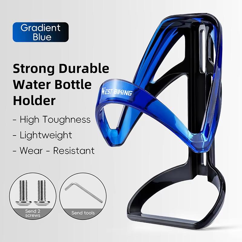 WEST BIKING Ultralight Bike Bottle Cage PC Bicycle Bottle Holder Mountain Folding Bike Cage  Bracket Frame Mounting Bike Parts