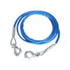 1Pcs 3-7 Tons Steel Wire Tow Ropd Traction Roping Trailer Pulls Rope With Hooks Car Tow Rope Auto Emergency Tools