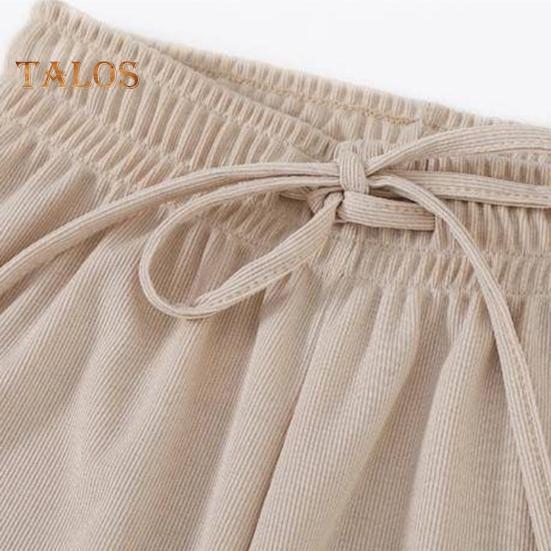 Damenhose, elastisch, hohe Taille, verstellbarer Kordelzug, legere Hose, einfarbig, lockere Passform, weites Bein, Sommerhose, dünne lange Hose