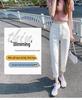 Women's Trendy High-Waisted White Slimming Carrot Cropped Pants