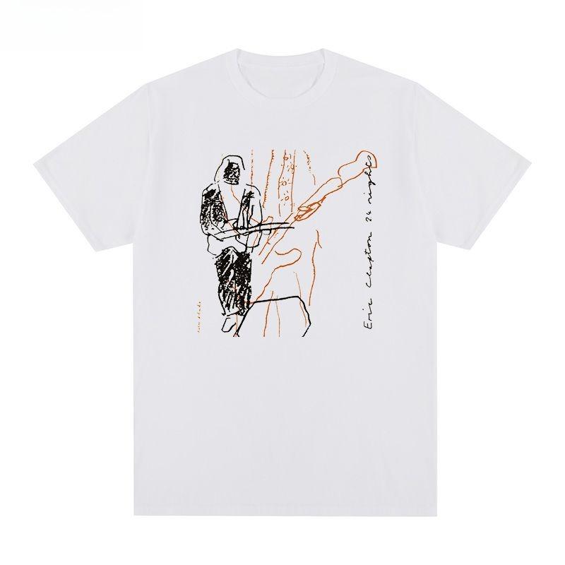 Eric;  ERIC CLAPTON Guitar, Rock, Nostalgic and Retro Men s and Women s Pure Cotton T-shirts with Short Sleeves As The Base S разноцветный