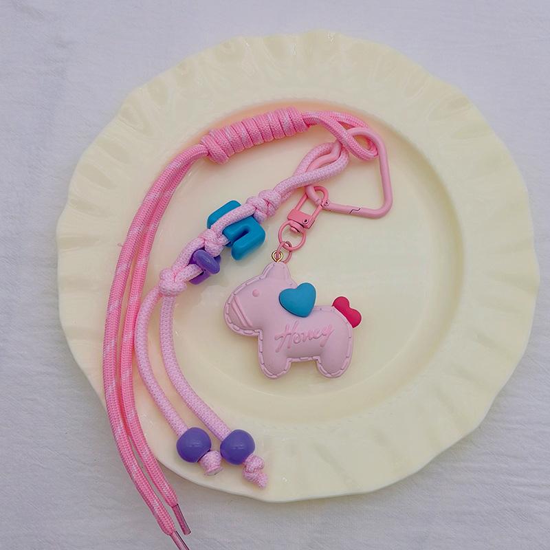 Resin Little Horse Creative Trinkets, Cute Horse Year Pendants, Keychains, and Instant Money Bag Pendants