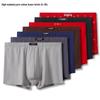 Men's High-Waisted Plus Size Pure Cotton Boxer Briefs