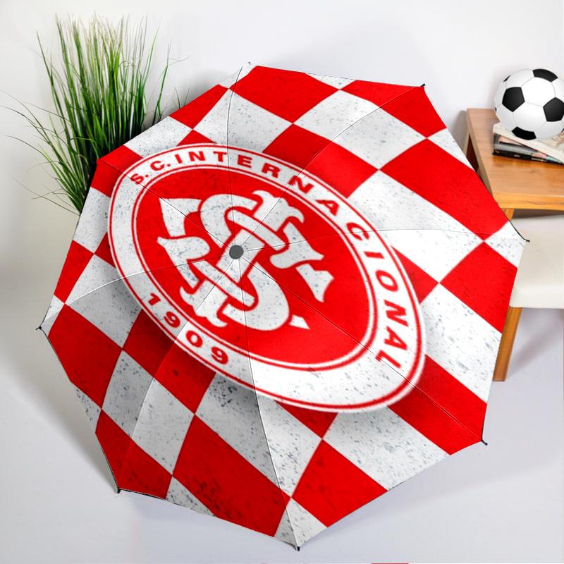 Always Fight Spirit Printed Automatic Umbrella, 8-Frame for Travel, Camping, Casual Umbrella, Essential Gift for for Family and Friends