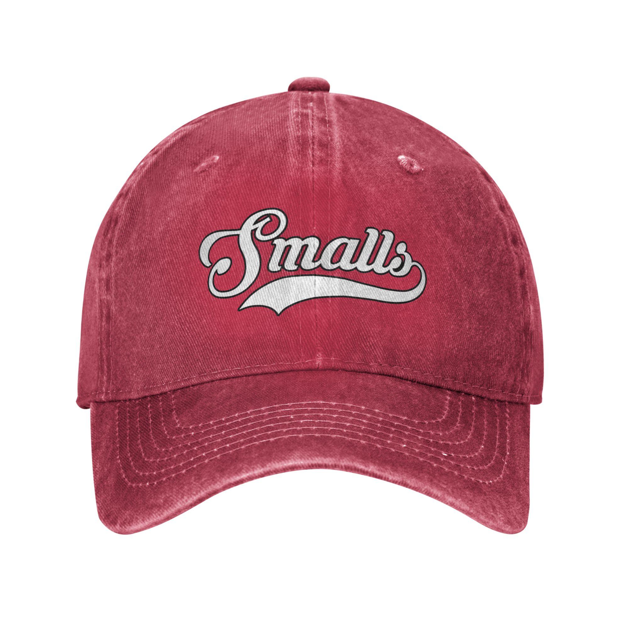 Smalls - The Sandlot Park Stroll Baseball cap Protects The Forehead Literary Style Denim Flat-Brim Hat One Size