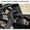 Motorcycle Chain Brush Cleaner Plastic Bicycle/Moto Brush Clean Chain Cleaner Outdoor Scrubber Road Care Tools Motorcycle Parts