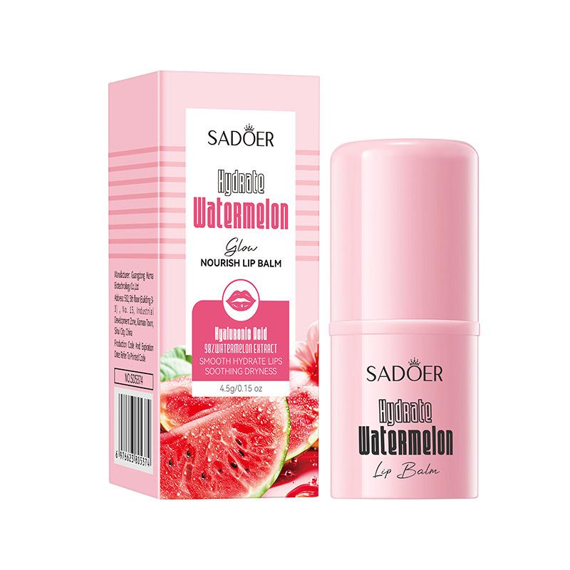 SADOER Nicotinamide Water Nourishing Watermelon Lip Balm 4.5g