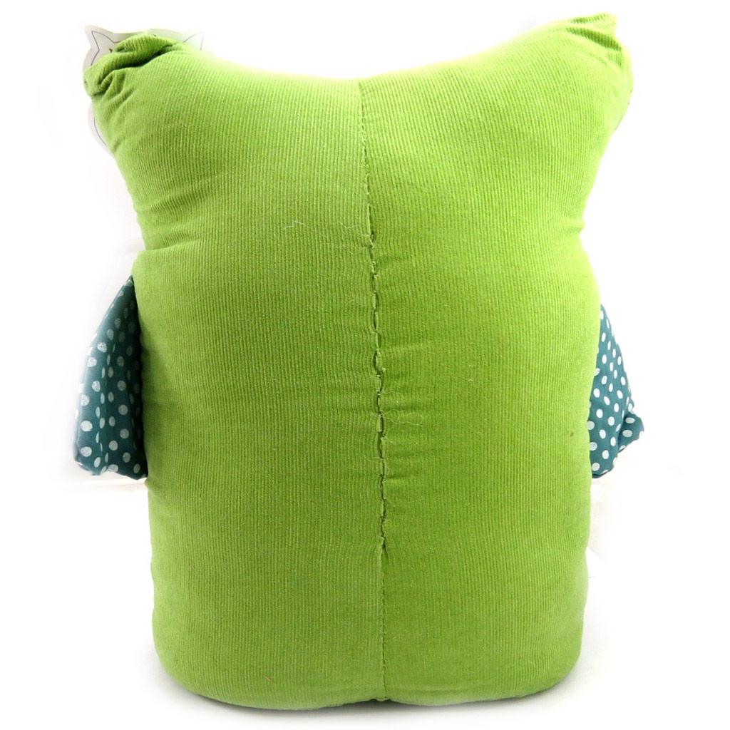 Les Trésors De Lily [L5850] - Green 'Owl' Doorstop