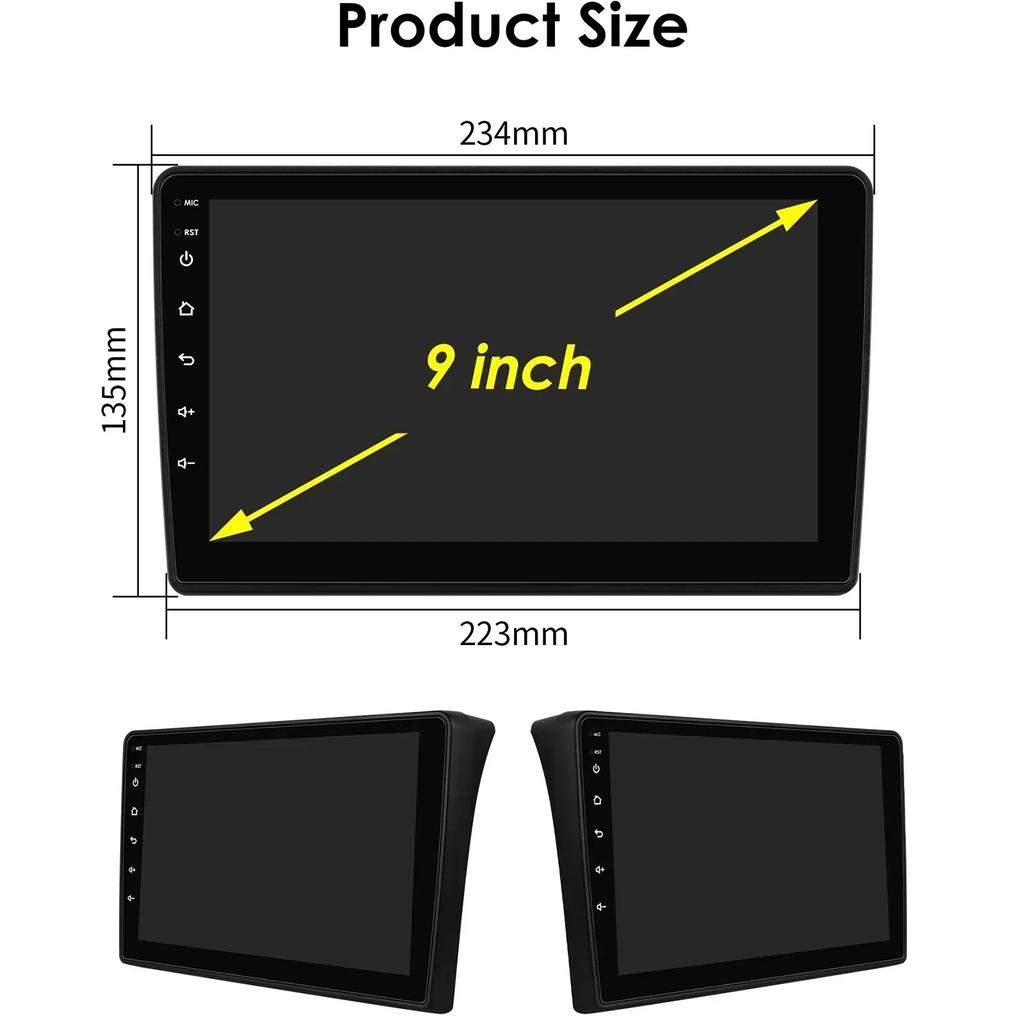 OSSURET 2Din Android 13 Car Radio for Fiat Ducato 2006-2022 Peugeot Boxer Citroen Jumper 2 Multimedia Video Player Carplay 4G Navi Intelligent RDS GPS