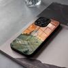 Cute T-TotoroSE Phone Case For IPhone 17 Air 16 E Pro Max 15 14 13 Mini 12 Pro 11 Max Plus Black Glass Cover