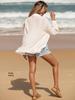 Women's Summer Beach Long Sleeve Cover-Up Cardigan Bikini Top