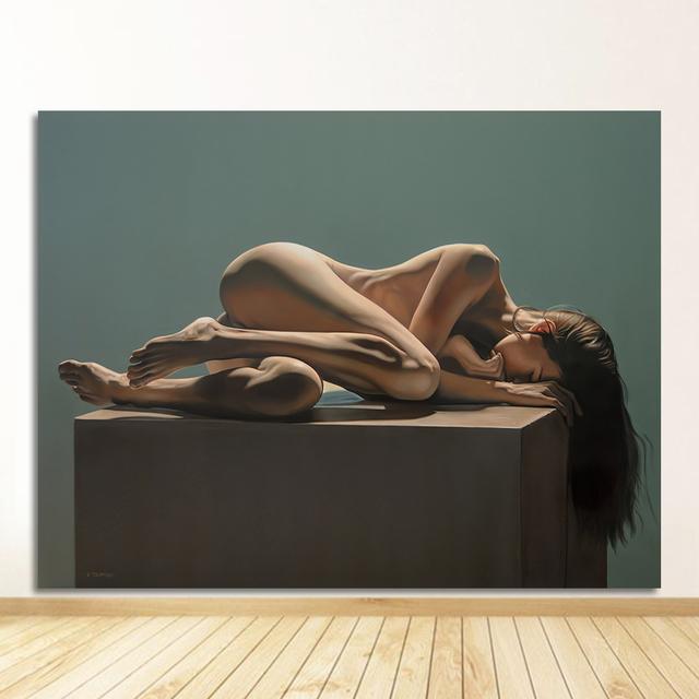 

Плакаты и принты, настенная живопись на холсте, современная картина для декора гостиной, без рамки, скандинавская девушка, черно-белая спинка 21cm×30cm NoFrame