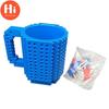 Hi Building Blocks Mugs DIY Block Puzzle Mug Children Toy Assembly Mug Coffee Cup
