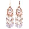 1 Pair Hook Earrings Tassels Bohemian Jewelry Long Vintage Dangle Earrings for Wedding
