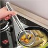 Multifunctional Oil Frying Clamp Filter Stainless Steel Spoon Oil Drainer Vegetables Snack Fried Food Strainer Kitchen Tools