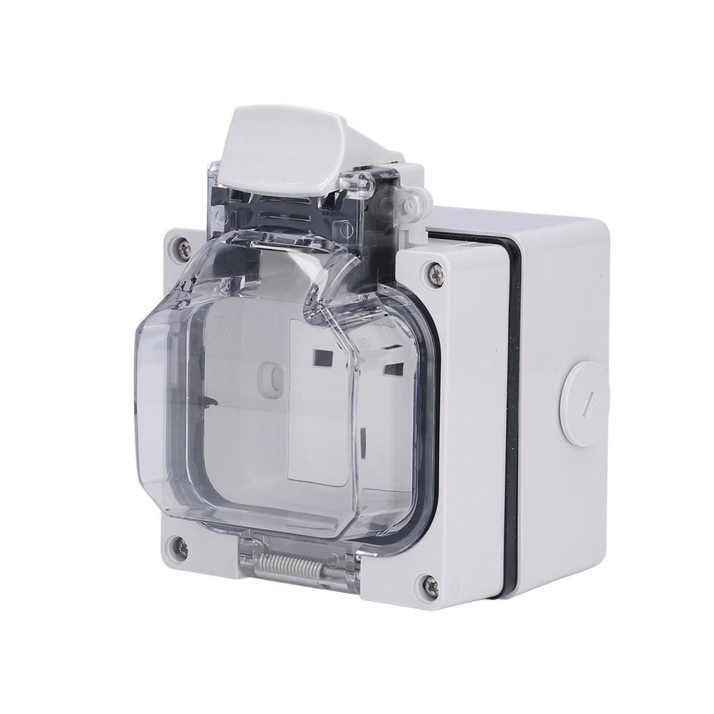 Weatherproof In Use Outlet Outside Use Socket for Garden Commercial Applications IP66 250V 13A