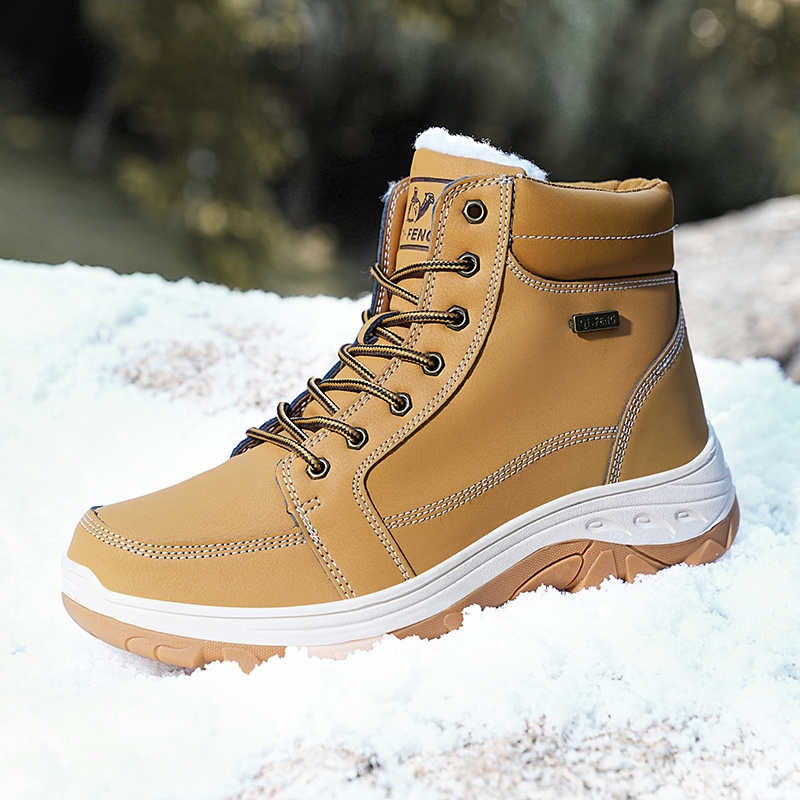 Fashion Anti-slip Snow Booties Vintage Boot Casual Luxury Brand Sneakers Man Vulcanized Man Shoes Sports Out Entertainment