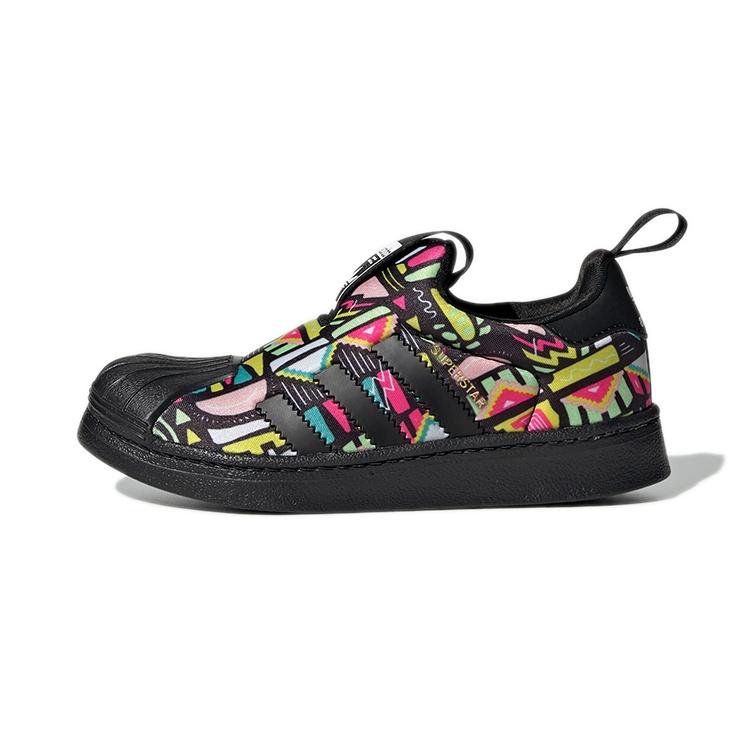 (PS) adidas originals Superstar 360 C Running Shoes Black/Yellow Kids EE8386 EU 28