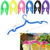 Colorful Travel Hanger Folding Design Lightweight Portable Clothes Hanger