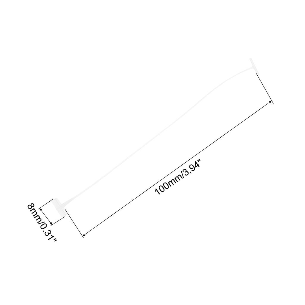 1500pcs Standard Tagging Fasteners Plastic Regular Standard Label Tagging Barbs for Garment Price Tag Label Tagging Barbs