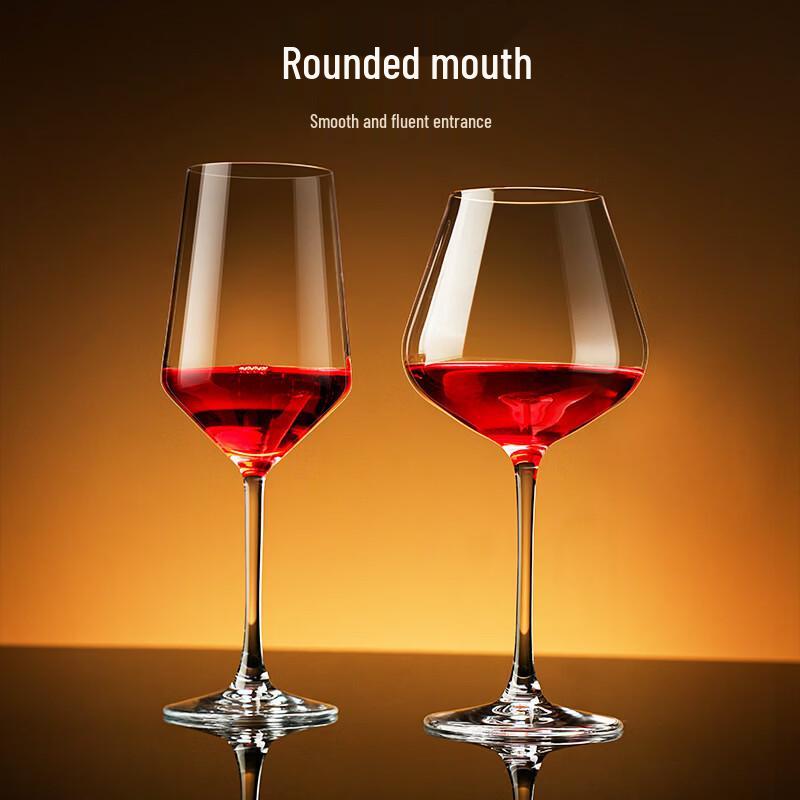 Yipan Handmade Red Wine Glass Set with Decanter and Holder