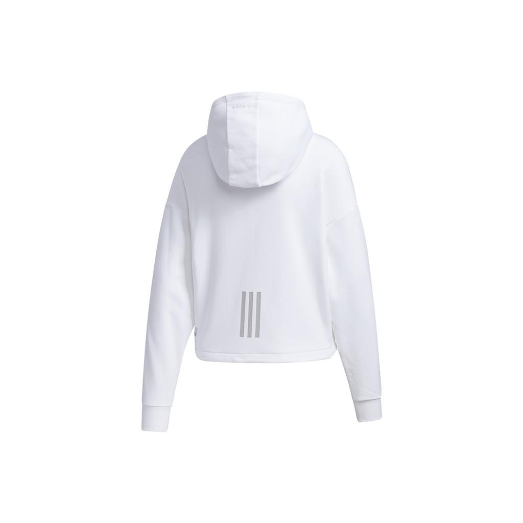Adidas Neo Ss Nov Swh Letter Print Loose Fit Hoodie Women Tops White GL6066