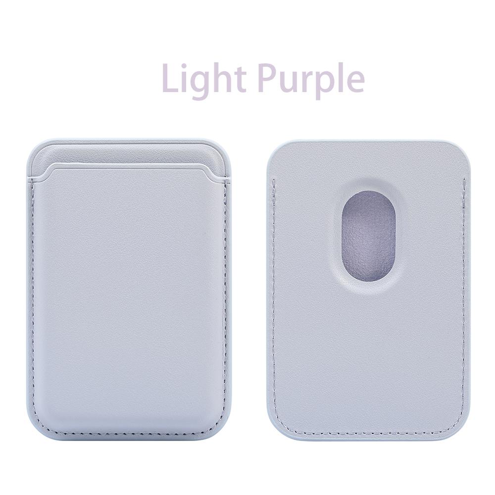 Carteira Magnética Universal de Couro MagSafe Porta-Cartões Bolso para Cartões com Fixação Forte para Iphone Samsung Xiaomi OPPO Motorola Google