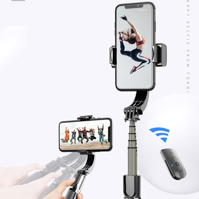 

Держатель для телефона Vlogging из алюминиевого сплава и пластика со скрытым штативом Anti Shake Phone Balance Stick для 0.75m/29.5in чёрный