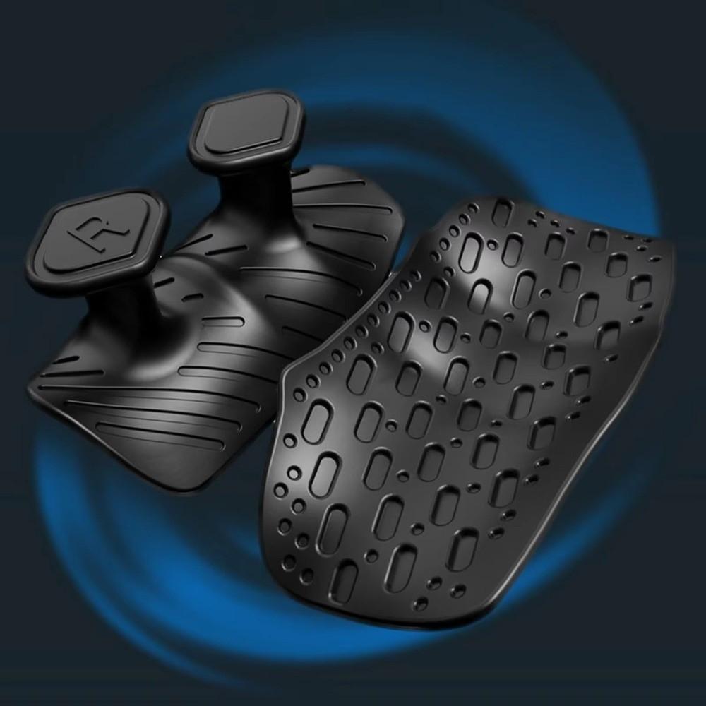 1 Pair Anti-Slip Weightlifting Hand Grips Double-Sided Pull-Up Grips Weight Lifting