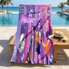 Custom Name Fantasy Heroes Stylish Digital Printing Beach Towel Quick‑Drying Absorbent Blanket for Beach Pool Gym Travel