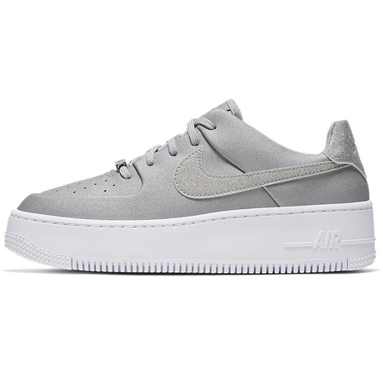 Nike Air Force 1 Sage LX Slip Resistant Lightweight Low Top Skate Shoes Women sneaker Gray Starry-Sky CQ7510-017