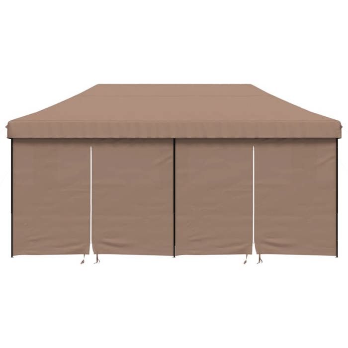 VidaXL Tente de réception pliable escamotable avec 4 parois latérales, tente, tente à auvent, auvent de gazebo, tente 4004956
