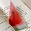 Kawaii Apple Watermelon Bookmark Page Holder for Books Non Toxic Student Gift Reading Fairy Fruit Design Accessories