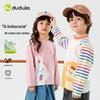 Dudu Family 100% Cotton Long Sleeve Children's T-shirt for Boys and Girls - Spring Top