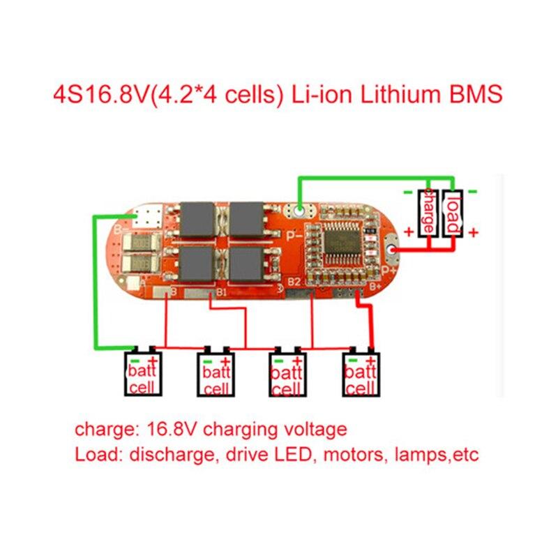 BMS 25A 3S 12.6V 4S 16.8V 5S 21V 18650 Li-ion de protecție a bateriei cu litiu Modul de placa de încărcare a circuitului PCM polimer Lipo Cell PCB