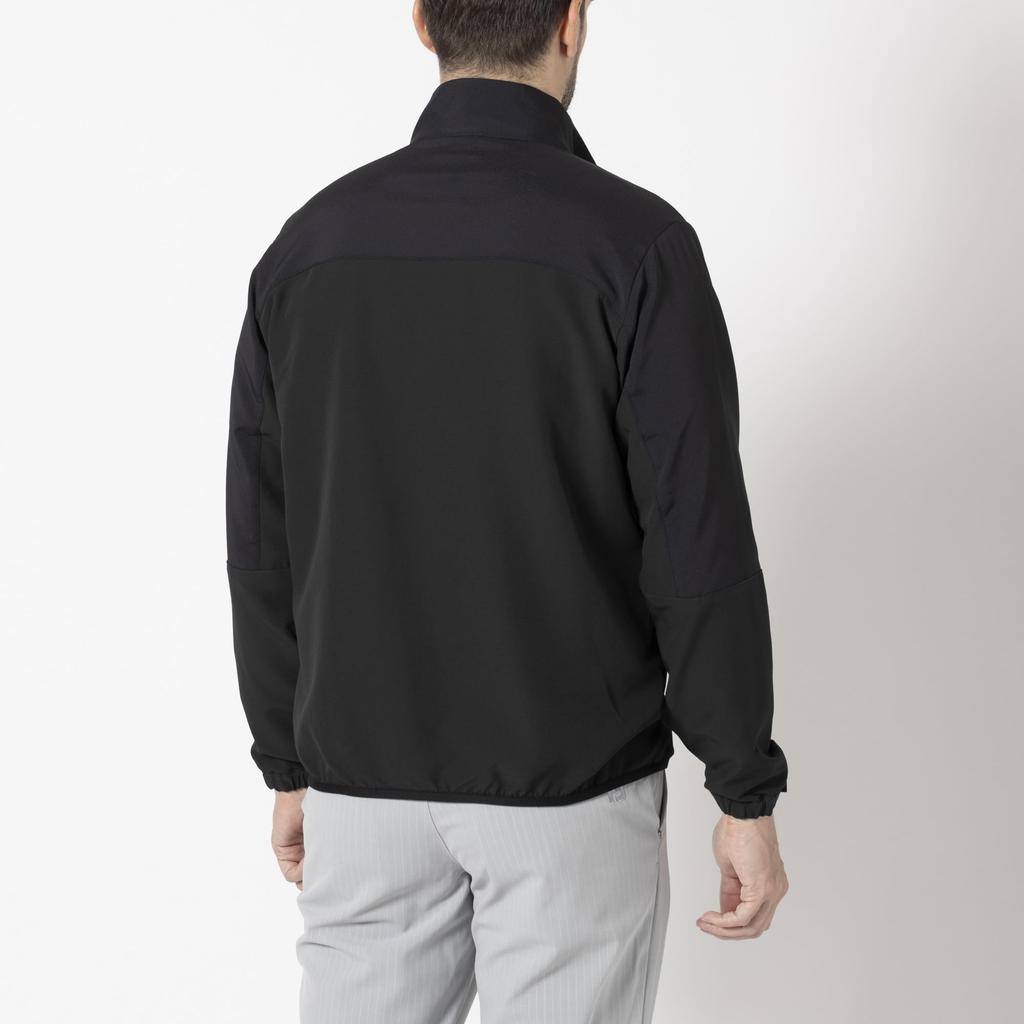FootJoy TWINSOF Water-Repellent Long-Sleeve Full-Zip Wind Jacket, Black, Men's, Size Small, FJ-F24-O11 (32149-S)