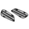 1 Pair Left Right Black Front Bumper Fog Lamp Grille Replacement for MercedesBenz EClass W212 AMGLine 20132015