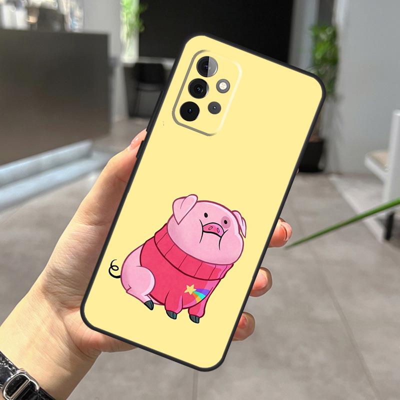 Cute PINK Kawai Pig Case For Samsung Galaxy A52 A32 A12 A56 A36 A54 A34 A14 A05 A16 A26 A13 A33 A53 A15 A35 A55