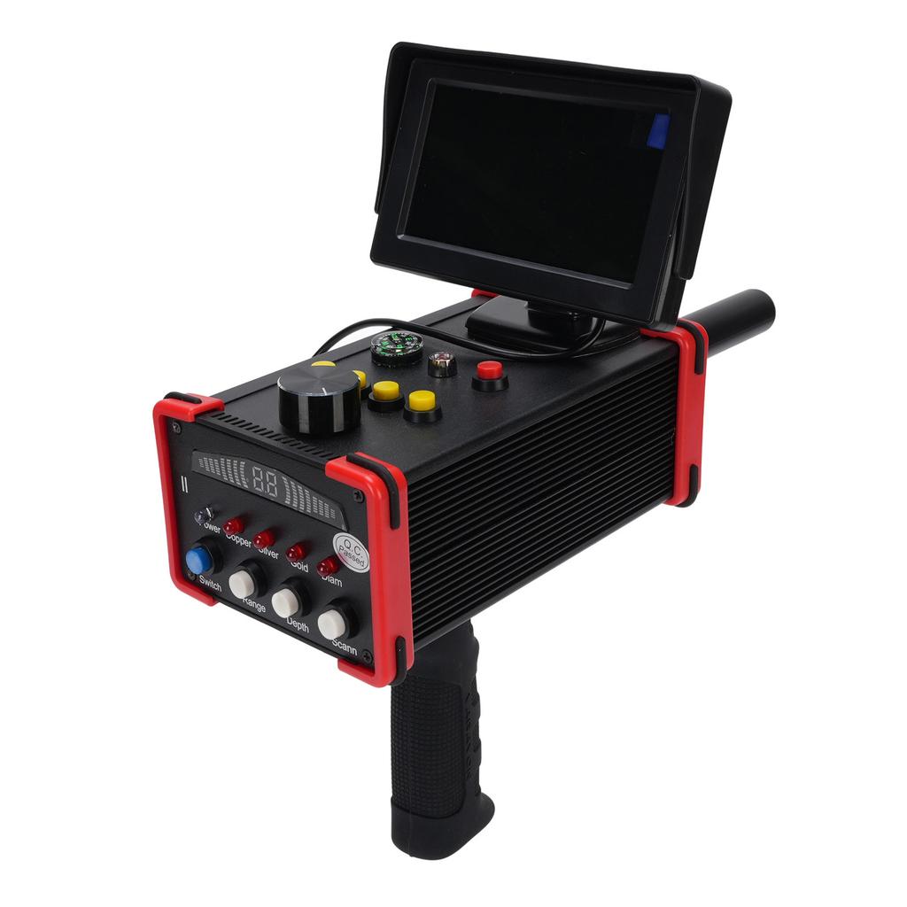 Handheld Metal Detector 15m Depth 1000m Range High Sensitivity Metal Scanner for Gold Silver Jadestone Diamond US Plug