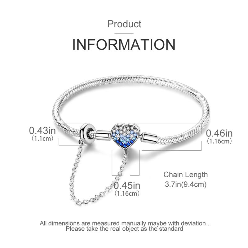New Original 925 Silver Bracelet Heart Butterfly Bracelet For Women Fit Original Bracelet Charms Beads Jewelry DIY Gift