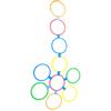 Speed Rings Kindergarten Training Aid Children Toy Outdoor Sport Tool 29cm/11.4in Dia