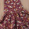Kids Girls Floral Tie Dress Beach Holiday Dress Backless Sundress