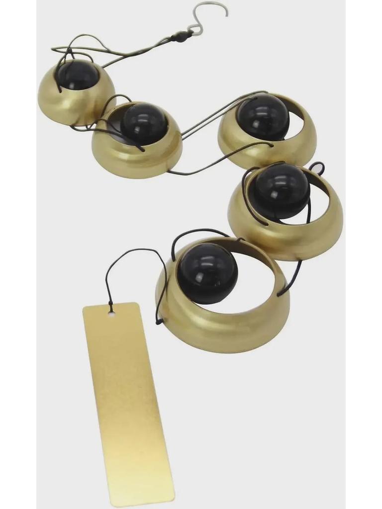 Japanische Spiralpagode Fünfstöckige Windspiele: Retro Metallornament mit klarem Klang