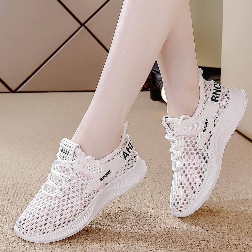 2026 Trendy Women's Breathable Flyknit Running Shoes - Low-Top, Lightweight, Soft Sole, Casual Style