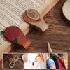 Vintage plant leather bookmark, magnetic bookmark, leather book clip, essential for students to read