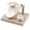 Jewelry Presentation Stand Featuring PU Leather Construction Ideal For Professional And Home Use