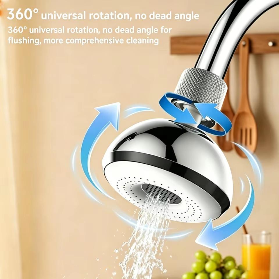 360° Rotation Faucet Extenders Kitchen Faucet Adapter Built-in Purification Filter Kitchen Gadgets Spray Water Saving Tap Nozzle